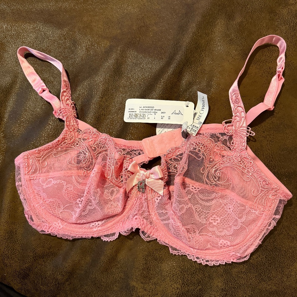 Lise Charmel Soir de Venise Demi (Horizontal Seam) Bra 36D ACA3003 NWT